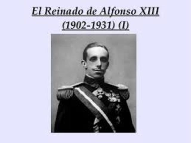 REINADO DE ALFONSO XIII