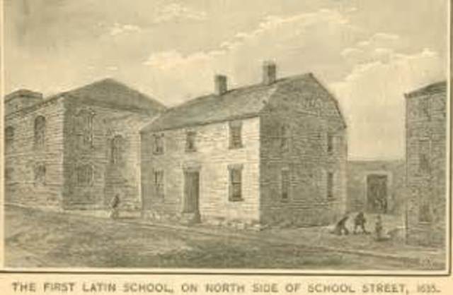 The Boston Latin Grammar School  Established