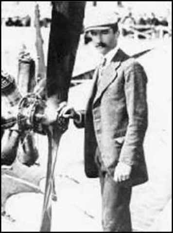 Henri Fabre is the first man to take off from water
