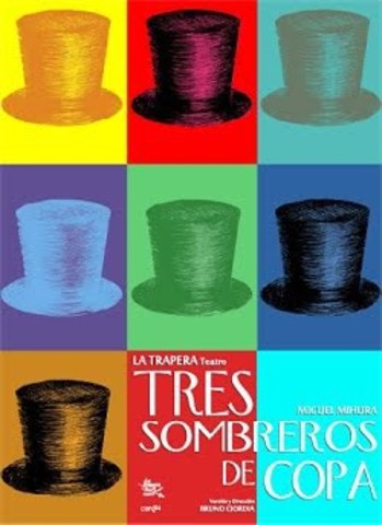 Tres sombreros de copa