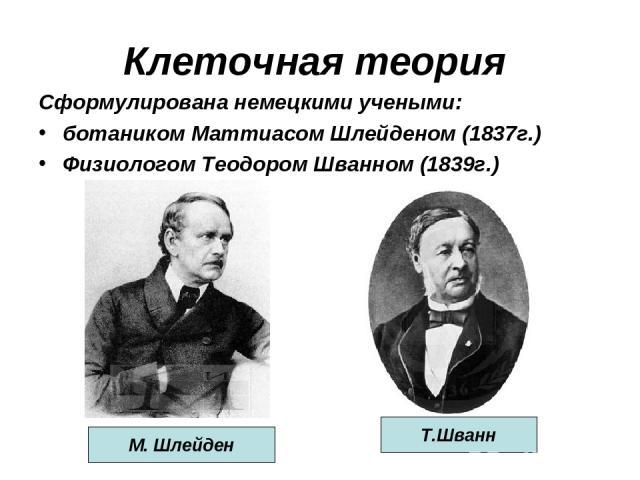 Клеточная теория