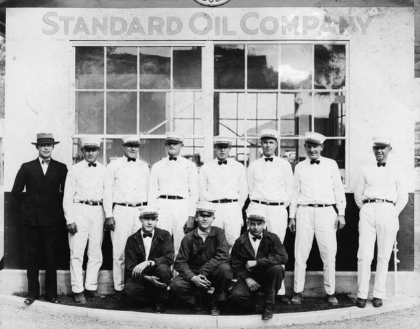 John D. Rockefeller founds Standard Oil