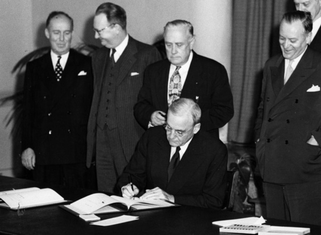 ANZUS Treaty signed