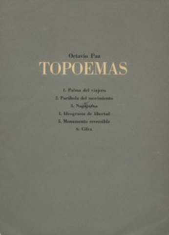 Topoemas de Octavio Paz