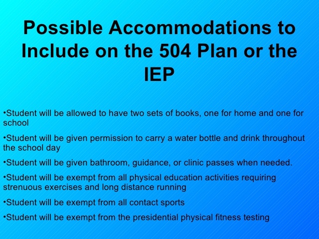 Implementation of Section 504
