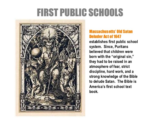 Old Deluder Satan Law 1647