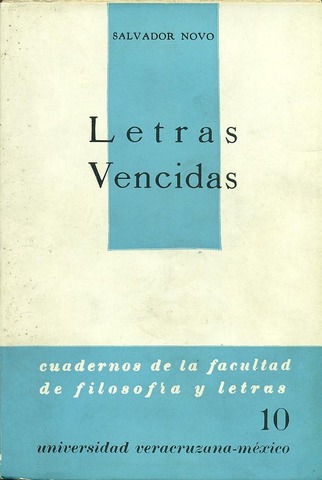 Letras vencidas de Salvador Novo