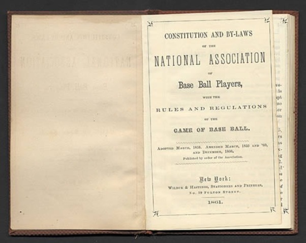 The National Association of Base Ball Players is Founded