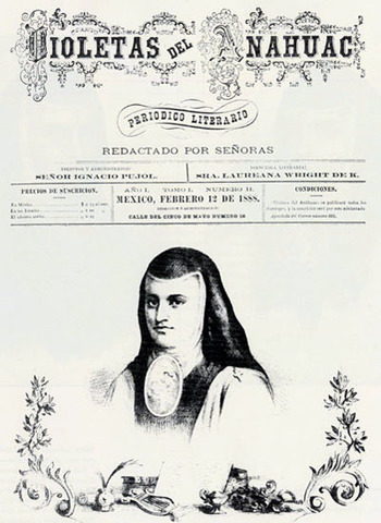 1884 revista "Violetas del Anahuac"