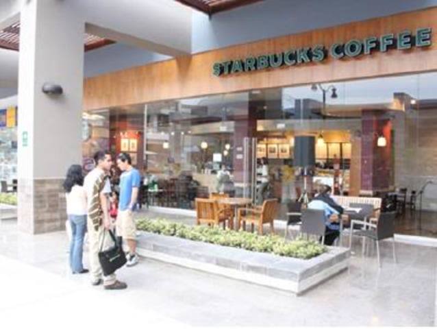 Starbucks en la Universidad, aeropuerto y CC.CC