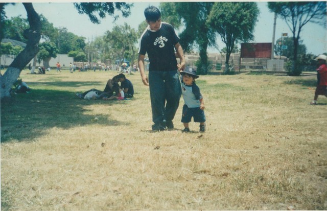 Di mis primeros pasos.