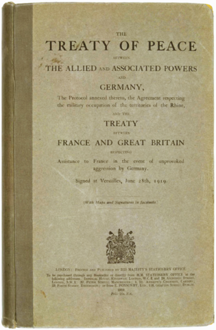 WW1: Treaty of Versailles