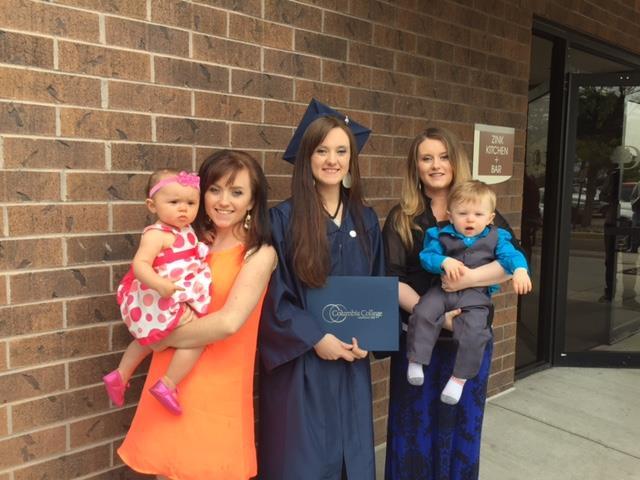 Andree Graduates from Columbia College