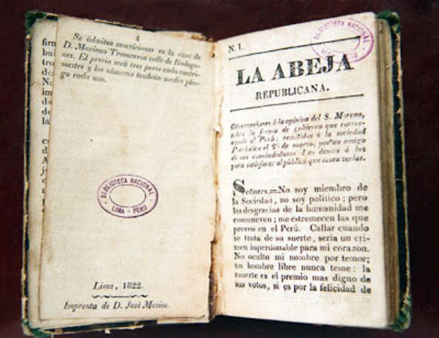 1822 - LA ABEJA REPUBLICANA