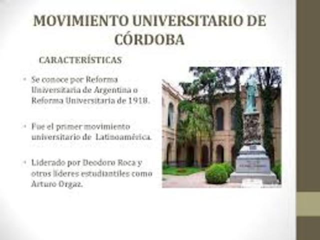 El movimiento de Córdoba
