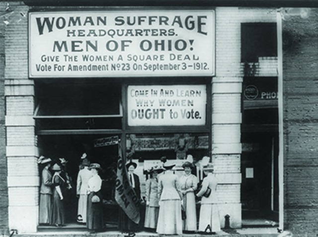 The formation of Congressional Union for Woman Suffrage