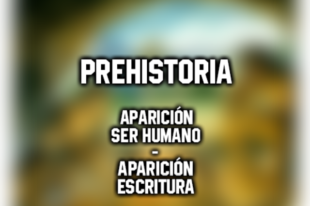 Comienzo Prehistoria