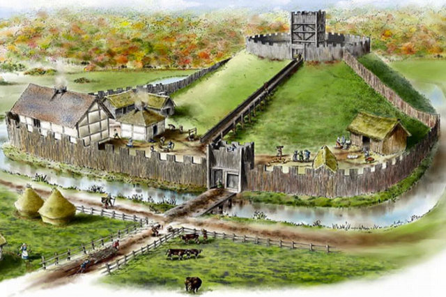 Huisvesting monniken en ridders