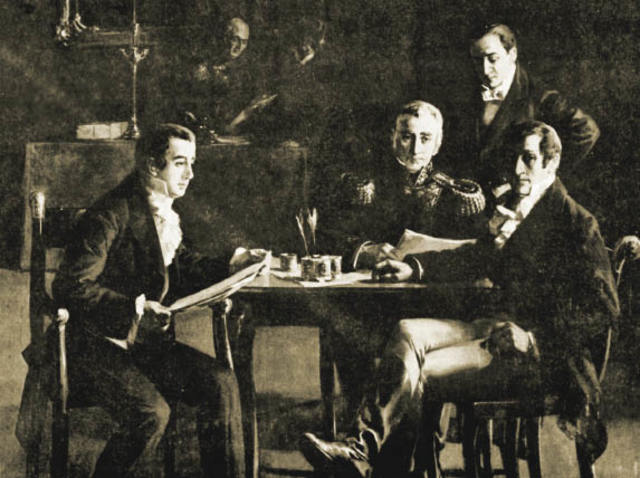 Morenistas y saavedristas.