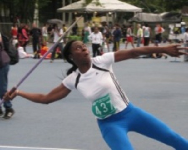 Colombiana con Récord Nacional de lanzamiento de jabalina