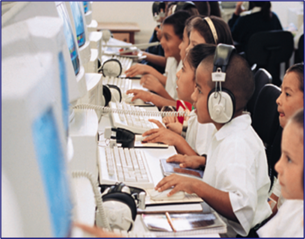 conociendo un poco de la tecnologia a los niños