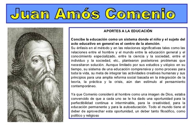Juan Amos Comenio, Realista