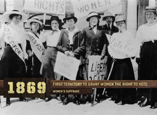 Wyoming, First State for Women's Suffrage