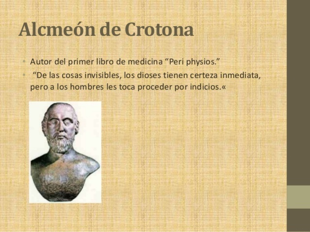ALCMEON DE CROTONA