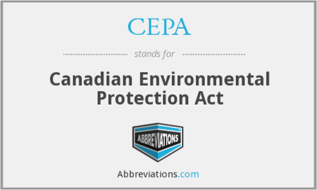 Canadian Environmental Protection Act (CEPA)