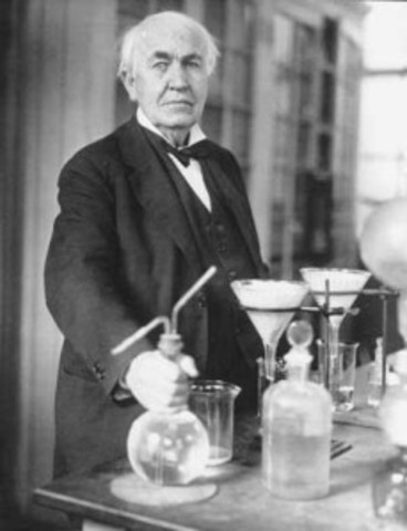 Edison invente la lampe électrique