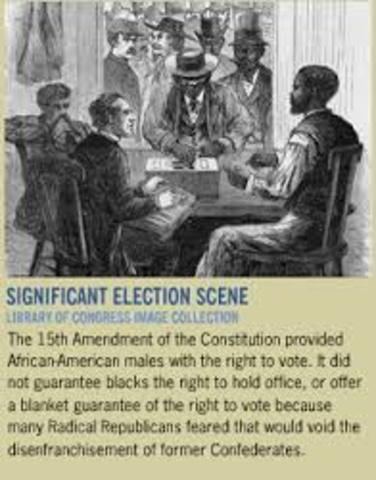 The 15th Amendment, 1870