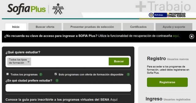 Plataforma Sofia Plus