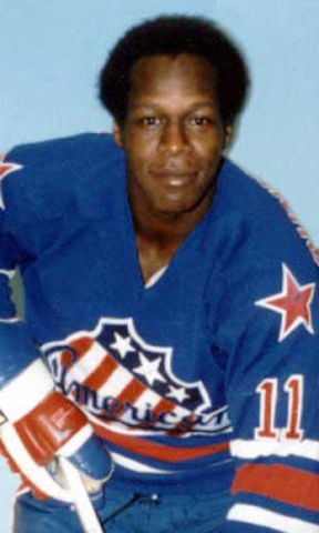 First Non-White Professional Ice Hockey Player