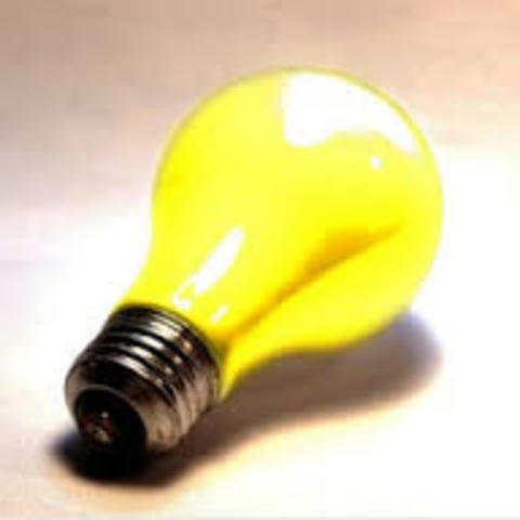 La primera lampara electrica