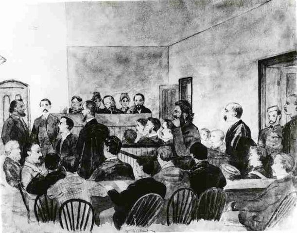 Riel is Tried and Found Guilty