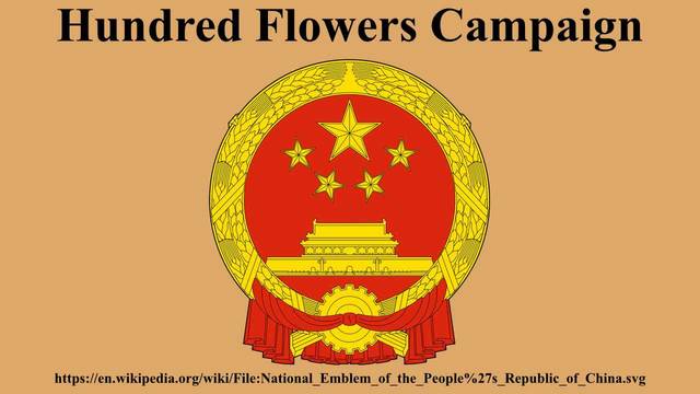The hundred flowers