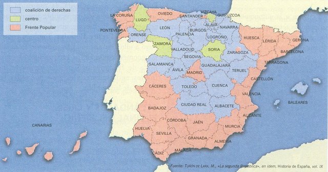 El bando republicano gana las elecciones