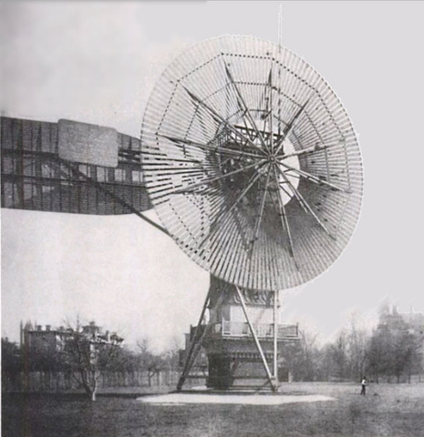 The First Electricity-Generating Wind Turbine