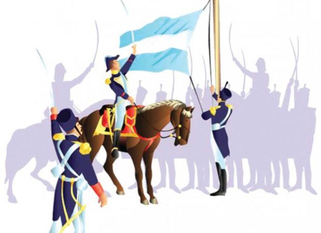 La creación de la bandera.