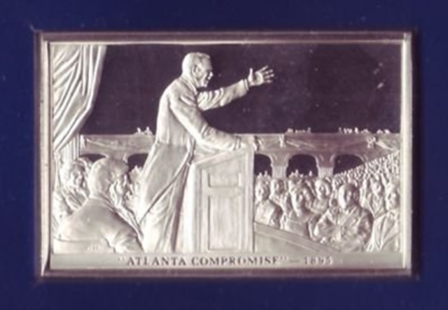Booker T. Washington Delivers Atlantic Compromise Speech