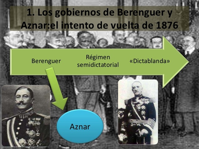 "Dictablanda" de Aznar y Berenguer