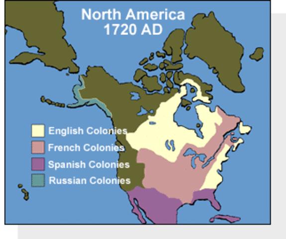 Population of the British colonies reaches 475,000 people