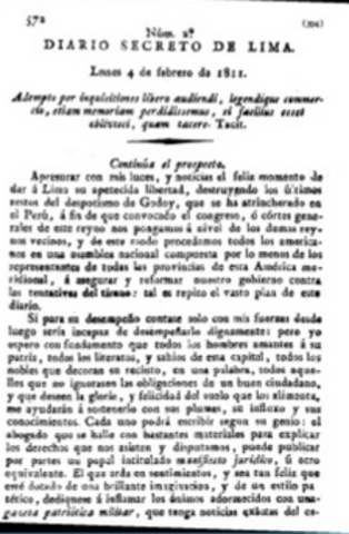 DIARIO SECRETO DE LIMA