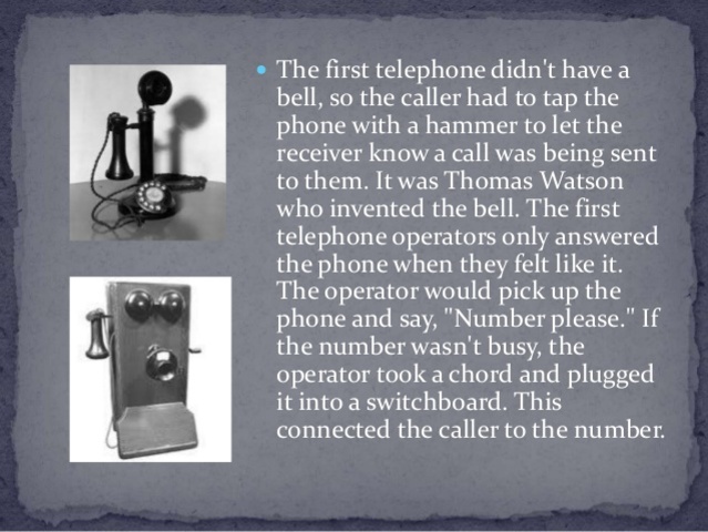 The Telephone