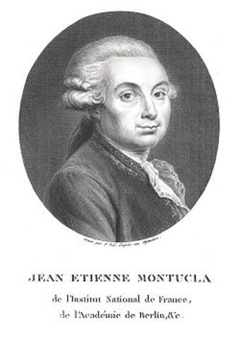 Jean-Étienne Montucla: Histoire des mathématiques