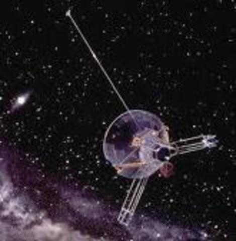 The American space craft "Pioneer 10" was launched