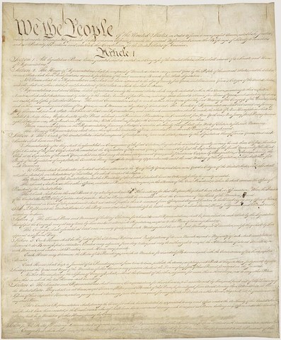 US Constitution Ratified. The US Constitution established which powers were given to the states and the federal government.