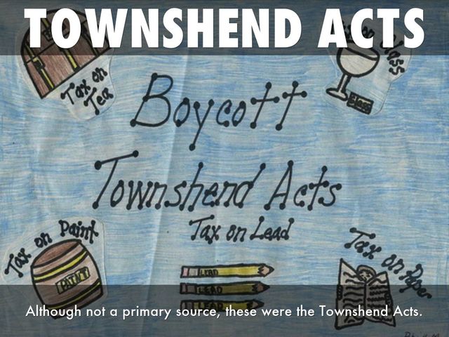 Townshend Acts of 1767