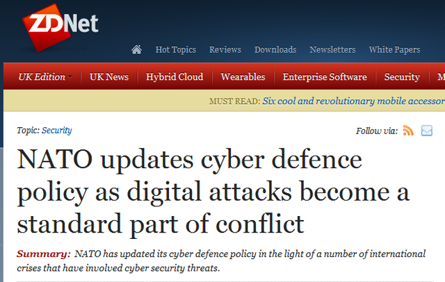 LA NATO ENTRA NELLA CYBERGUERRA