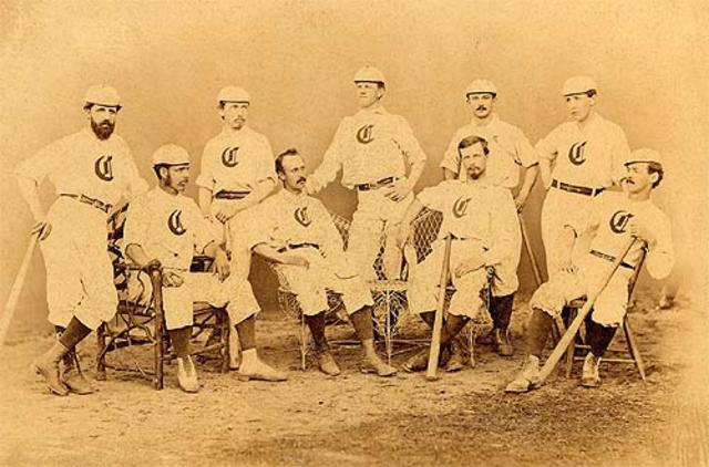 The Boston Red Stockings is formed